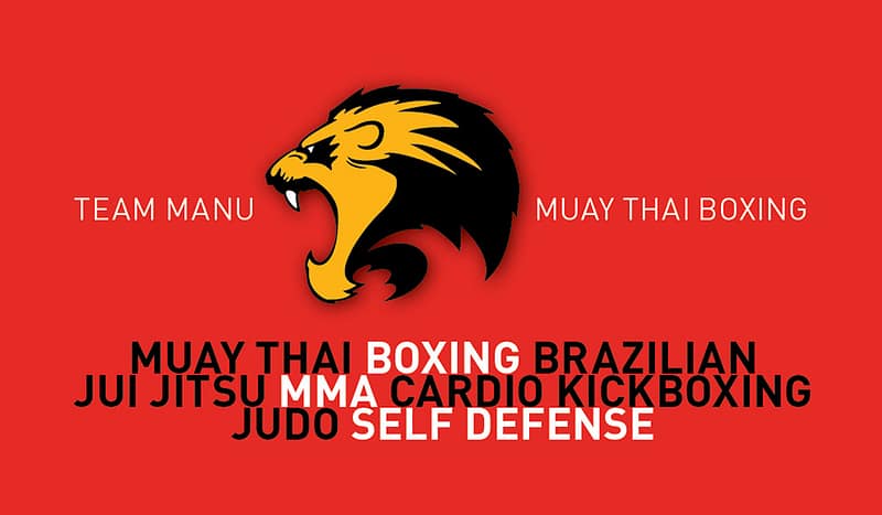 Brightly colored business card back describing services offered.